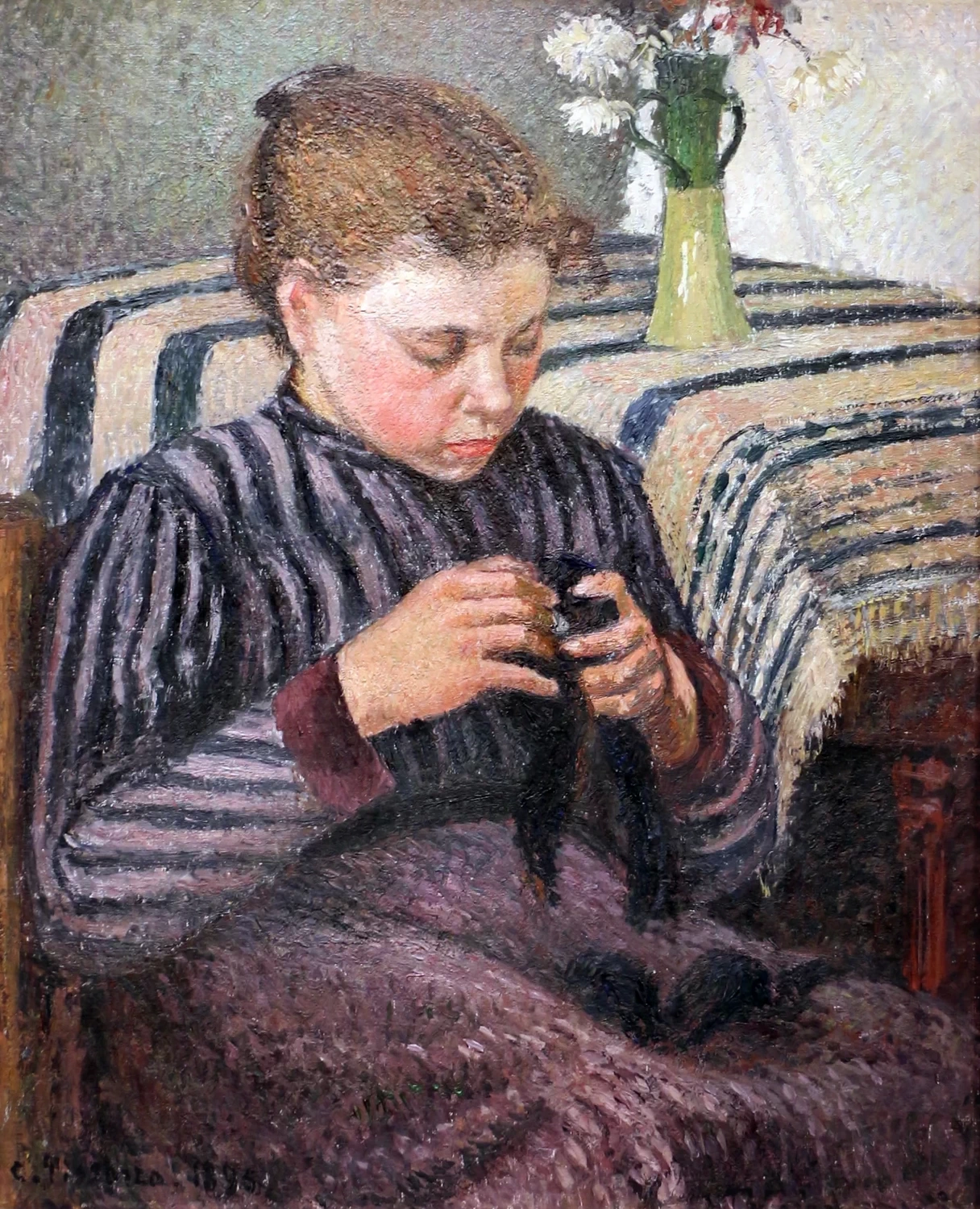 Donna che rammenda, 1895 - Art Institute of Chicago